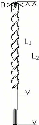 Bosch SDS-max-7 punta per martelli, 32 x 400 x 520 mm