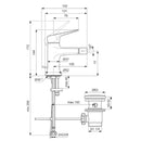 Miscelatore lavabo La Dolce Vita LDV BD664AA Ideal Standard con scarico