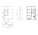 Piazzetta E228 H stufa ibrida 8,2 KW con scarico posteriore
