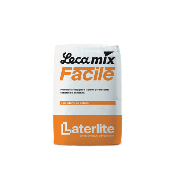 Leca Lecamix facile massetto alleggerito per esterni e interni, sacco da LT.32,0