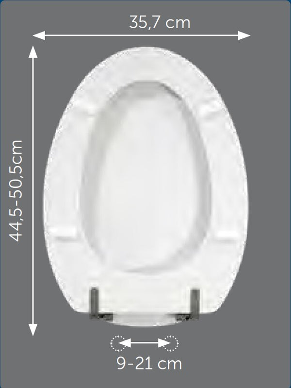 Sedile compatibile Scala Spazio bianco