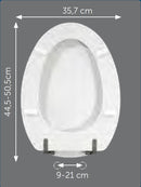 Sedile compatibile Scala Spazio bianco