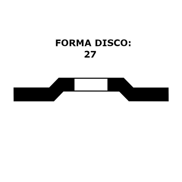 Disco da sbavo Tyrolit STANDARD A24S-BF 230 x 6,5 mm per acciaio