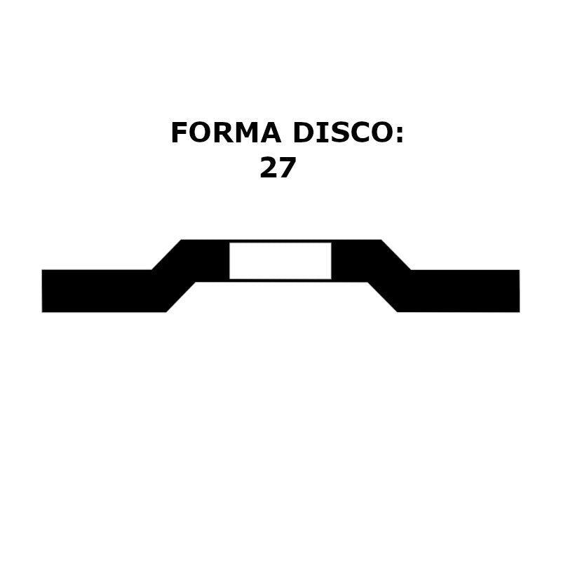 Disco da sbavo Tyrolit STANDARD A24S-BF 230 x 6,5 mm per acciaio