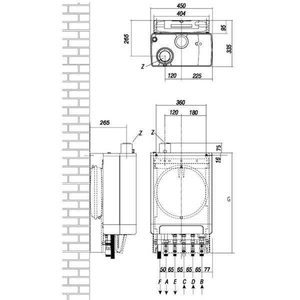 Daikin caldaia Full Condens 28 SB.EKOMB28/EKFJM con B-Pack da 28 kW