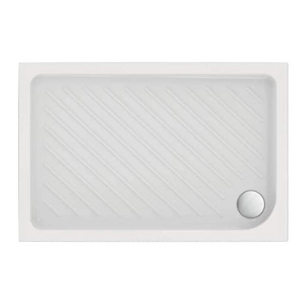 Ideal Standard LBST piatto doccia rettangolare 100 x 80 cm in ceramica antiscivolo bianco J025901