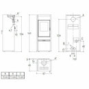 Piazzetta E928 A BCS stufa a legna 11,1 kW