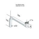 OMP curva sifone 7114.423.5.K Toti exec 1"1/4 x 32 mm