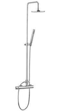 Paffoni Easy Plus colonna doccia regolabile + deviatore + soffione cromo