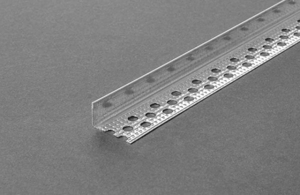 Barra parabordo forata per cartongesso 22X14 lunghezza CM.300