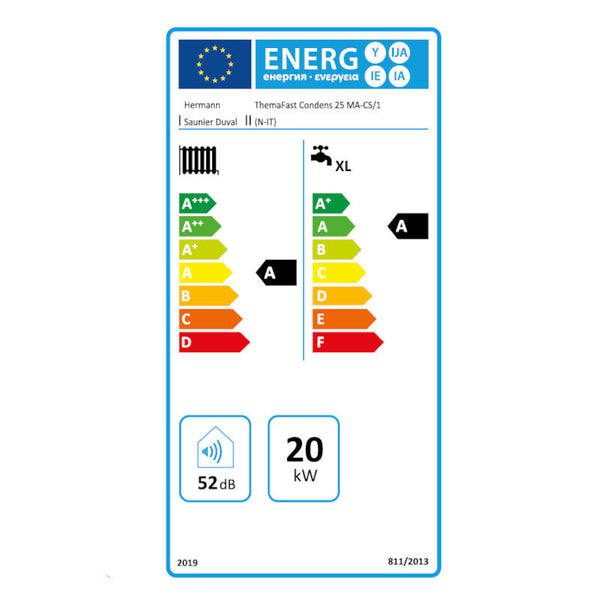 Hermann ThemaFast Condens 25 MA-CS/1 caldaia murale combinata a condensazione da 25 kW