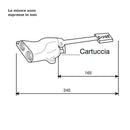 River R560/2 283 miscelatore a pedale a pavimento - acqua fredda