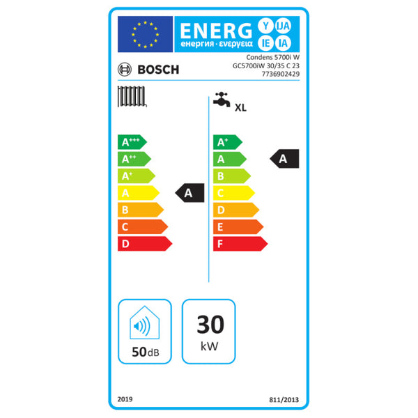 Bosch Junkers Condens GC5700i W 30/35 C caldaia a condensazione da 30 kW