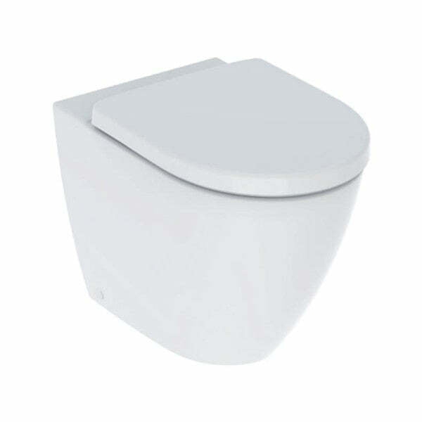 Geberit iCon Square vaso a pavimento a cacciata con sedile