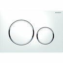 Geberit Sigma20 placca di comando bianca