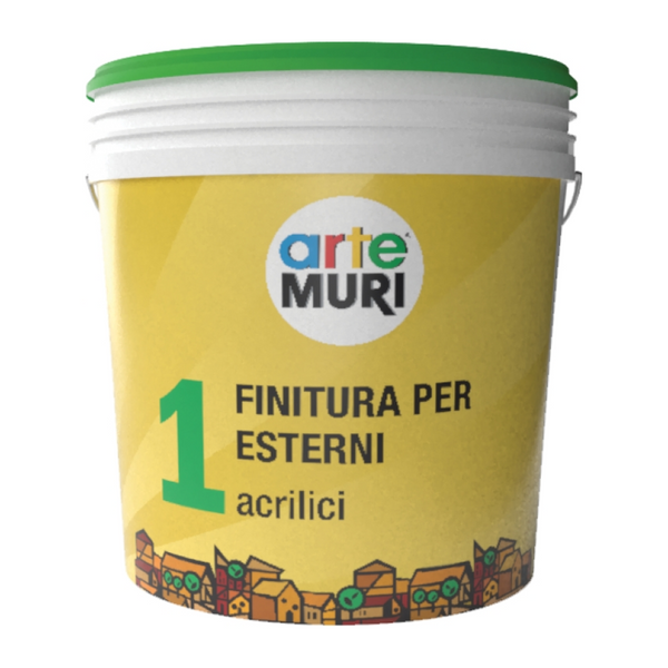Idropittura al quarzo per esterni UNO FILL Grigolin neutro 13,5 litri