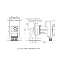 Wilo Yonos MAXO 40/0,5-12 PN 6/10 pompa di circolazione elettronica 250 mm DN40 2120647
