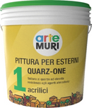 Grigolin Quarz-One pittura di finitura per esterni bianco 15 litri