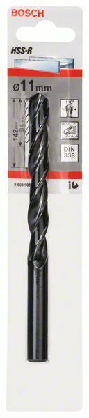 Bosch punta per metallo HSS-R, DIN 338 11 x 94 x 142 mm