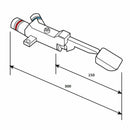 River R510283 miscelatore a pedale a pavimento