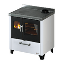 Cadel Smart 80 cucina a legna ventilata, metallo, Conto Termico