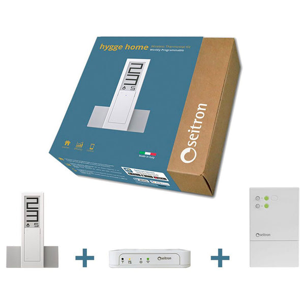 Cronotermostato Wi-Fi a batteria Seitron Hygge KTY003
