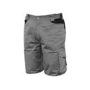 ISSALINE Stretch bermuda grigio/nero