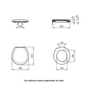 Ideal Standard Small+ T638401 sedile originale avvolgente