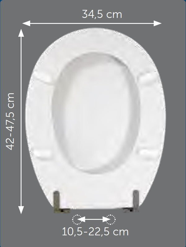 Sedile compatibile Pozzi Ginori Piemonte Bianco