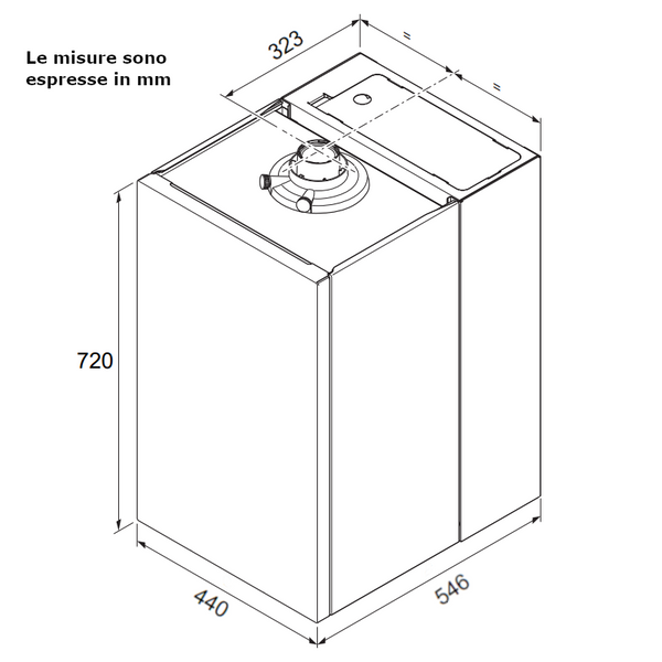 Caldaia ecoTEC plus VMI 30 CS/1-5 Vaillant 0010025187 da 30 kW con bollitore