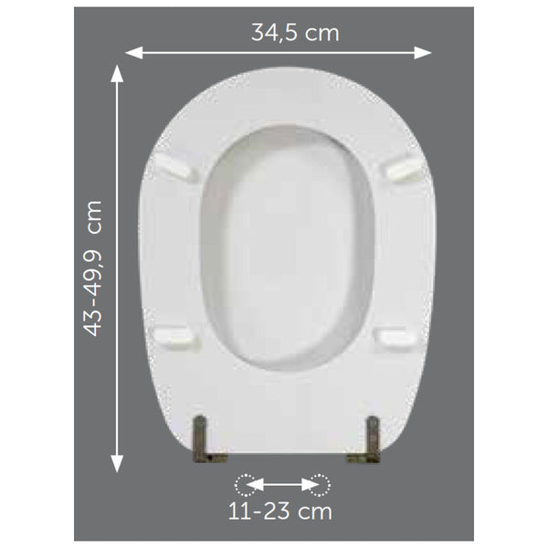Sedile compatibile Liuto Ideal Standard bianco Ideal Standard
