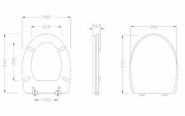 Ponte Giulio 130 sedile con copri sedile legno laccato bianco europa