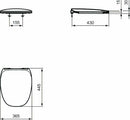 Ideal Standard Dea sedile slim originale chiusura normale - bianco europeo