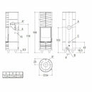 Piazzetta ROUND-H stufa a legna 7,9 kW