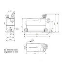 Stazione di sollevamento automatica Grundfos Sololift2 C-3 acque grigie