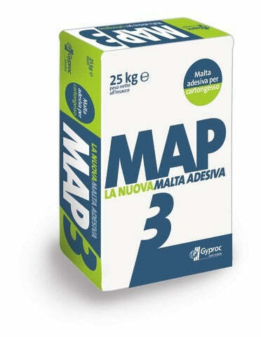 Gyproc MAP3 malta adesiva in sacco da KG.25