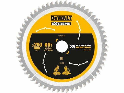 DeWalt Lama Circolare Flexvolt 250 x 30 mm (60 denti)