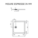 Piatto doccia Ultra Flat S K8214FR Ideal Standard in Ideal Solid 80 cm