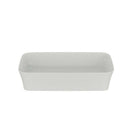 Lavabo da appoggio Ipalyss Vessel E139201 Ideal Standard rettangolare senza troppopieno