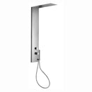 Colonna doccia Paffoni Gamma ZCOL673 inox con miscelatore termostatico e deviatore 2 vie