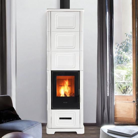 Piazzetta E928 C-H BCS stufa a legna 11,1 kW con bocchetta frontale